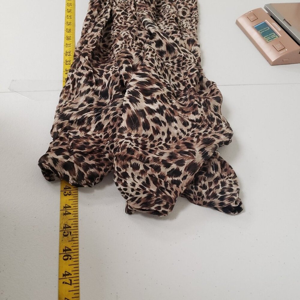 Victoria Secret Womens Animal Print Silk Kimono Size XS Mob Wife Intimate Sexy - Picture 6 of 9